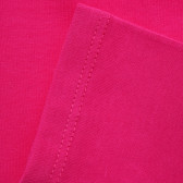 Pantaloni de bumbac de culoare roz, cu aplicație inimă Chicco 216375 3