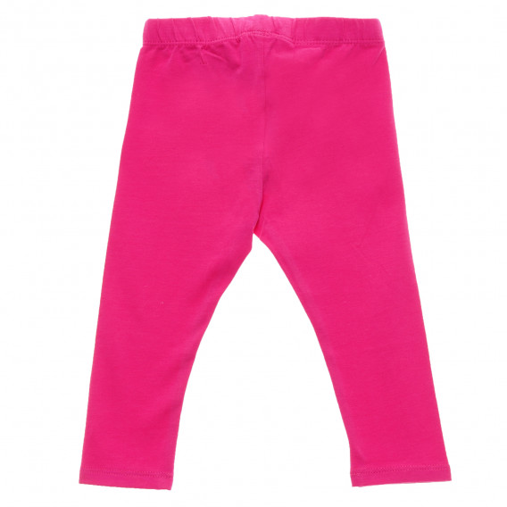 Pantaloni de bumbac de culoare roz, cu aplicație inimă Chicco 216376 4