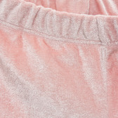 Pantaloni lungi de culoare roz pal pentru fete Chicco 216412 2