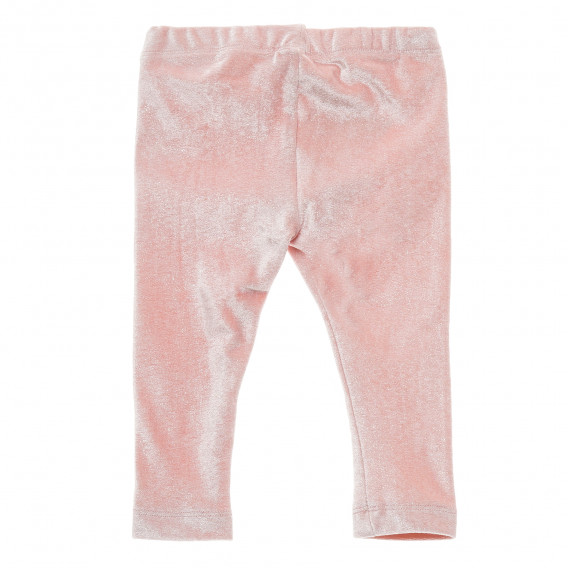 Pantaloni lungi de culoare roz pal pentru fete Chicco 216414 4