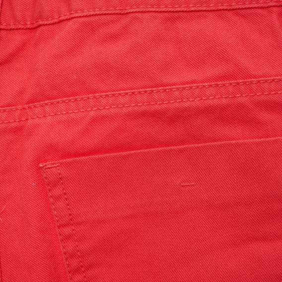 Pantaloni roșii din bumbac pentru fete Tape a l'oeil 216445 3