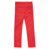 Pantaloni roșii din bumbac pentru fete Tape a l'oeil 216446 4