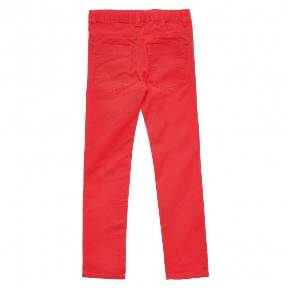 Pantaloni roșii din bumbac pentru fete Tape a l'oeil 216446 4