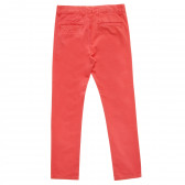 Pantaloni de bumbac de culoare portocalie pentru fete Tape a l'oeil 216450 8