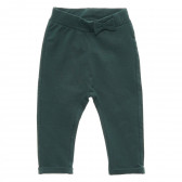 Pantaloni cu panglică la talie pentru fetițe, verde închis Name it 216479 2