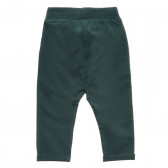 Pantaloni cu panglică la talie pentru fetițe, verde închis Name it 216482 5
