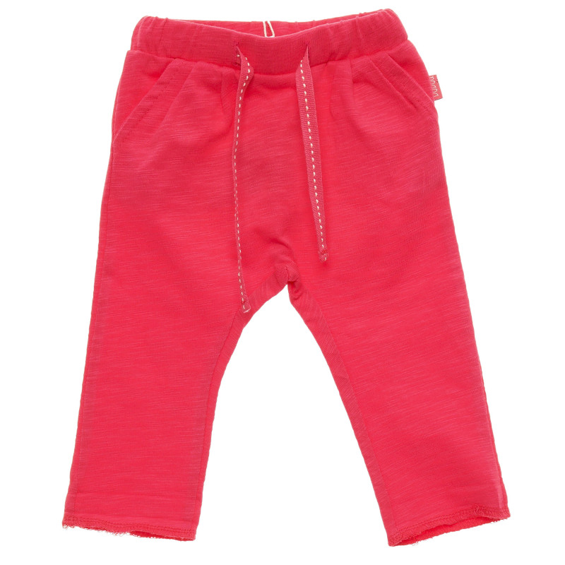 Pantaloni de bumbac pentru fetiță Boboli, roz  216499