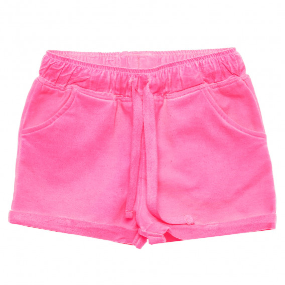 Pantaloni scurți de culoare roz pentru fete Boboli 216549 