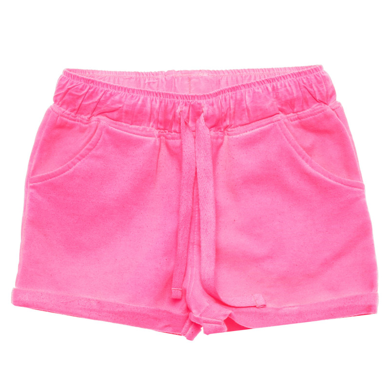 Pantaloni scurți de culoare roz pentru fete  216549