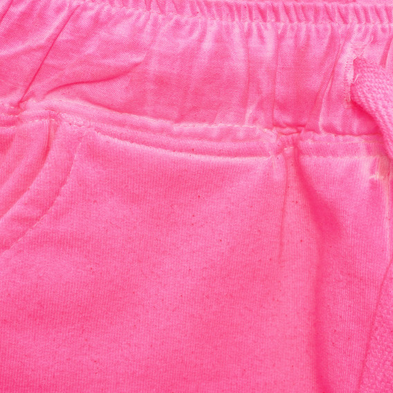 Pantaloni scurți de culoare roz pentru fete Boboli 216550 2
