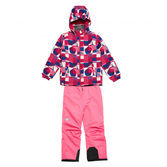 Set de schi pentru fete, roz COLOR KIDS 216702 