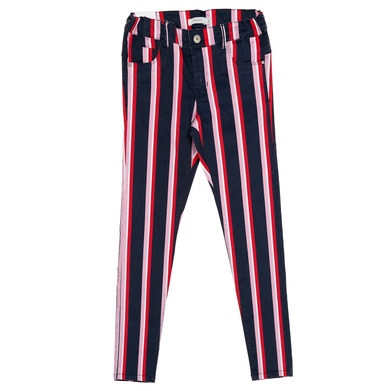 Pantaloni cu dungi colorate  216742
