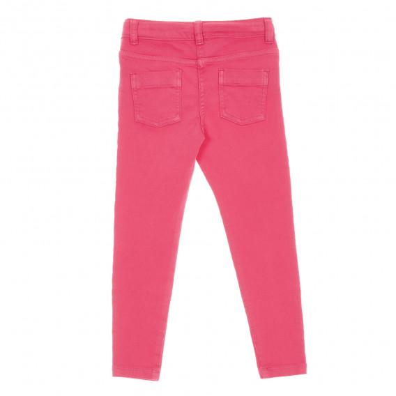 Pantaloni cu cinci buzunare pentru fete, roșu Boboli 216830 7