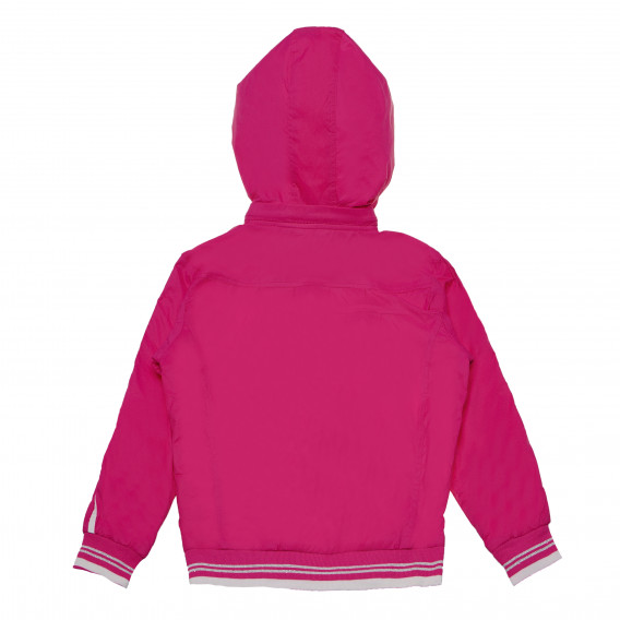 Jacheta cu margini pentru fete, roz Marine Corps 216863 4