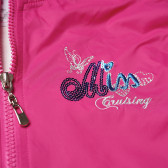 Jacheta cu margini pentru fete, roz Marine Corps 216865 3