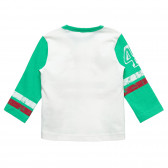 Bluză multicoloră din bumbac pentru bebeluși Benetton 216919 4
