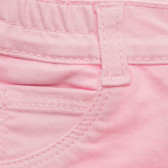 Pantaloni cu buzunare decorative pentru bebeluși, roz Benetton 216965 2