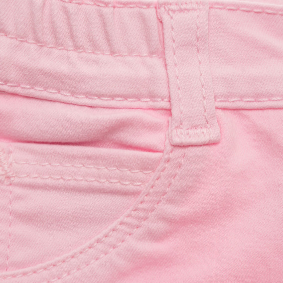 Pantaloni cu buzunare decorative pentru bebeluși, roz Benetton 216965 2
