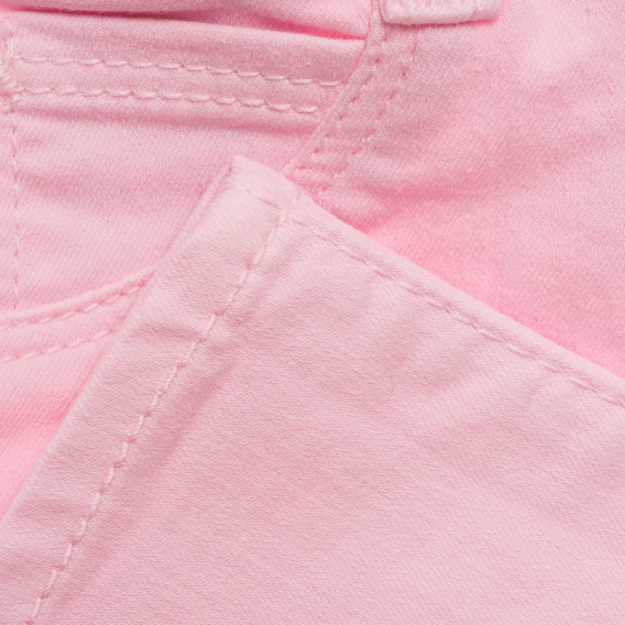 Pantaloni cu buzunare decorative pentru bebeluși, roz Benetton 216966 3