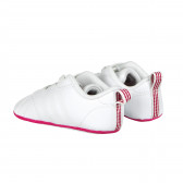 Pantofi pentru fetițe, de culoare albă Adidas 217920 2