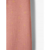 Pantaloni din bumbac organic pentru fetițe, roz Name it 218414 4