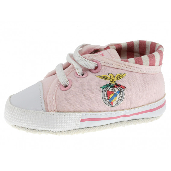 Pantofi pentru bebeluși cu șiret, roz Beppi 218677 