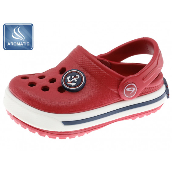 Papuci de cauciuc cu talpă parfumată pentru bebeluși, roșii Beppi 218729 