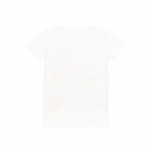 Set de tricou și colanți din bumbac, alb cu negru Boboli 219432 6