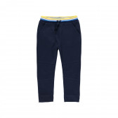 Pantaloni sport de bumbac, albaștri Boboli 219481 