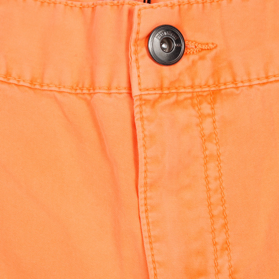 Pantaloni din bumbac pentru fată, portocaliu Tape a l'oeil 219495 2