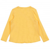Bluză din bumbac organic cu imprimeu grafic, în galben Name it 219593 4