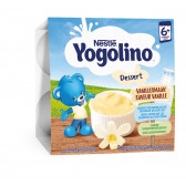 Desert cu lapte și vanilie Yogolino- Nestle, 6+ luni, 4 x 100 gr. Nestle 219907 