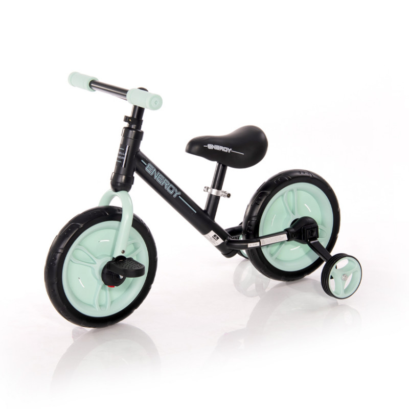 Bicicletă pentru echilibru Energy 2in1, verde  219936