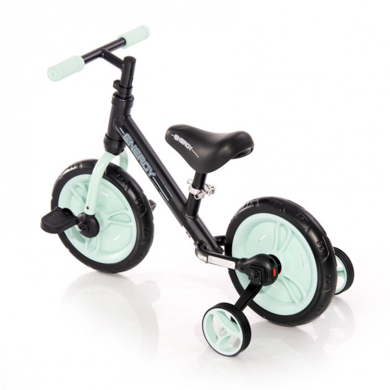 Bicicletă pentru echilibru Energy 2in1, verde Lorelli 219938 3