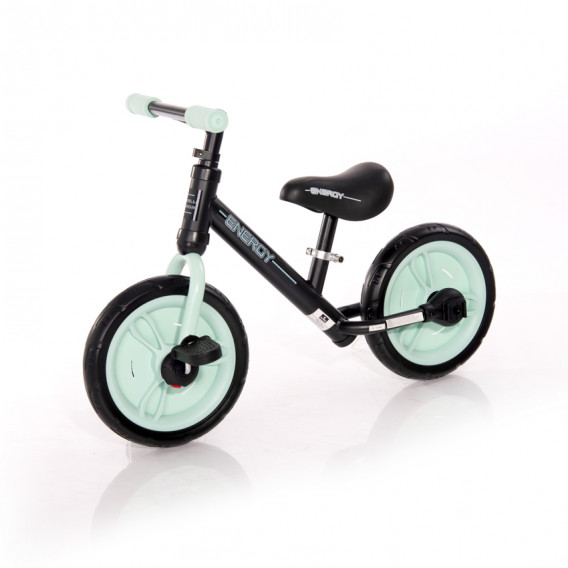 Bicicletă pentru echilibru Energy 2in1, verde Lorelli 219939 4