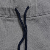 Pantaloni sport de bumbac, culoare gri Benetton 220141 3
