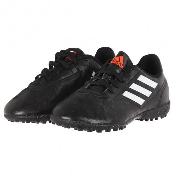 Pantofi de fotbal în negru pentru băieți Adidas 220169 