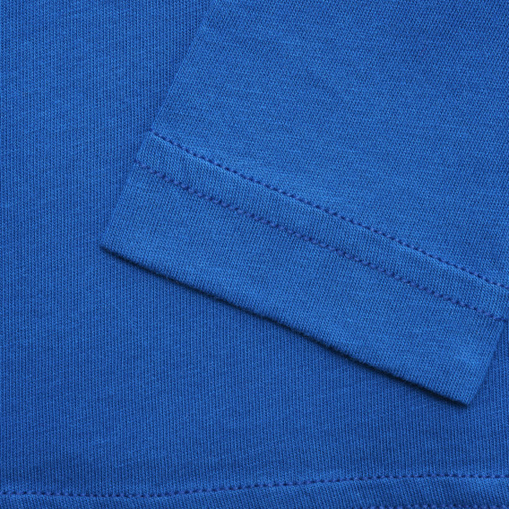 Bluză din bumbac cu imprimeu Minion pentru bebeluși, albastră Benetton 221105 3