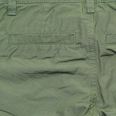 Pantaloni scurți din bumbac pentru bebeluși, verzi Benetton 221401 4