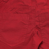 Pantaloni scurți din bumbac roșii Benetton 221469 4