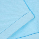Pantaloni scurți din bumbac cu margine întoarsă, albastru deschis Benetton 221511 3