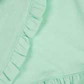 Pantaloni scurți cu volane, pentru fetițe, verde deschis Benetton 221519 3