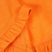 Pantaloni scurți cu volane, pentru un fetițe, portocaliu Benetton 221531 3