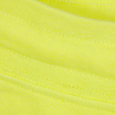 Pantaloni scurți din bumbac cu margine întoarsă, pentru fetițe, verde deschis Benetton 221637 2