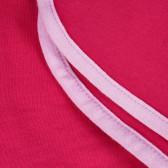 Pantaloni scurți din bumbac cu margini roz deschis Benetton 221690 3