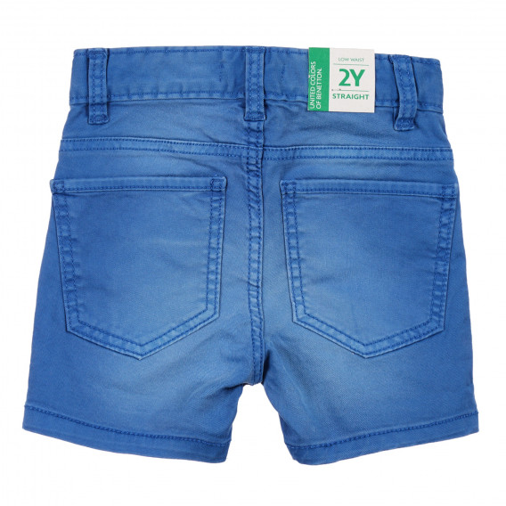 Pantaloni scurți din denim pentru bebeluși, albaștri Benetton 221808 3