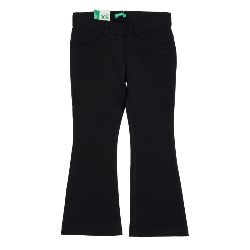 Pantaloni elastici tip Charleston, negri  222017