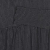 Bluză decupată cu mâneci lungi pentru gravide, neagră Mamalicious 222198 3