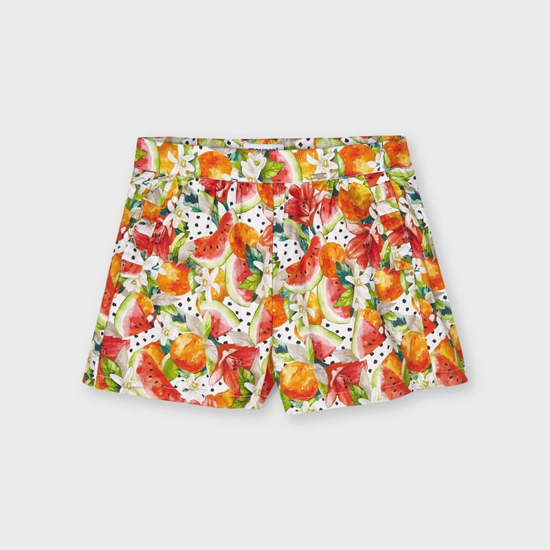 Pantaloni fustă cu imprimeu floral  222573
