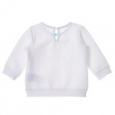 Bluză pentru bebeluși cu mâneci lungi de culoare albă Benetton 223262 4